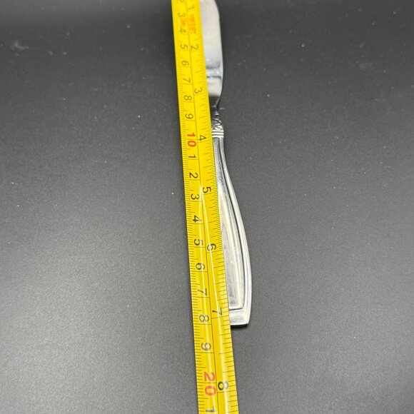 Oneida Vista Stainless Steel Set Of 1 Sugar Spoon 1 Butter Knife VTG Flatware - Picture 5 of 7